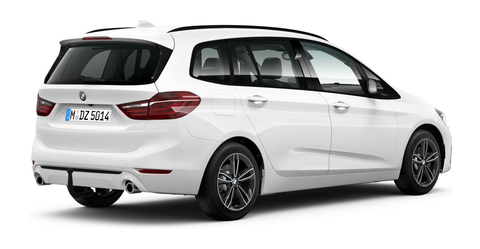 BMW BMW 2er in Weiß von hinten BMW BMW 2er in Weiß von hinten