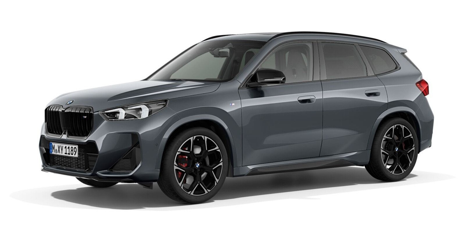 BMW X1 M35i xDrive in Grau von vorne BMW X1 M35i xDrive in Grau von vorne
