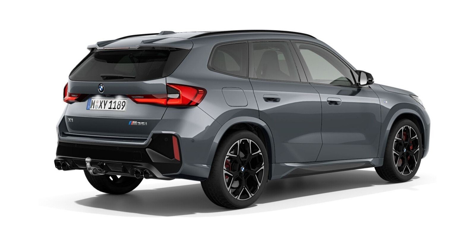 BMW BMW X in Grau von hinten