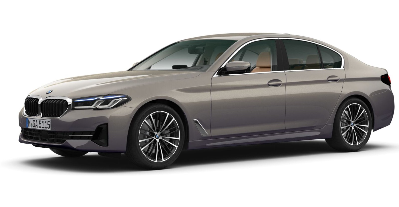 BMW BMW 5er in Grau von vorne BMW BMW 5er in Grau von vorne