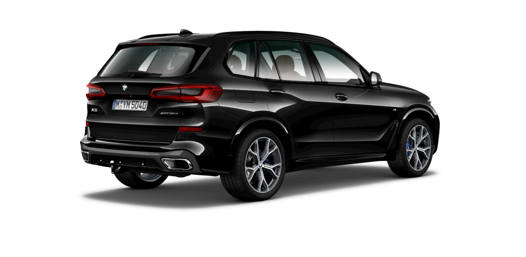 BMW BMW X in Schwarz von hinten BMW BMW X in Schwarz von hinten