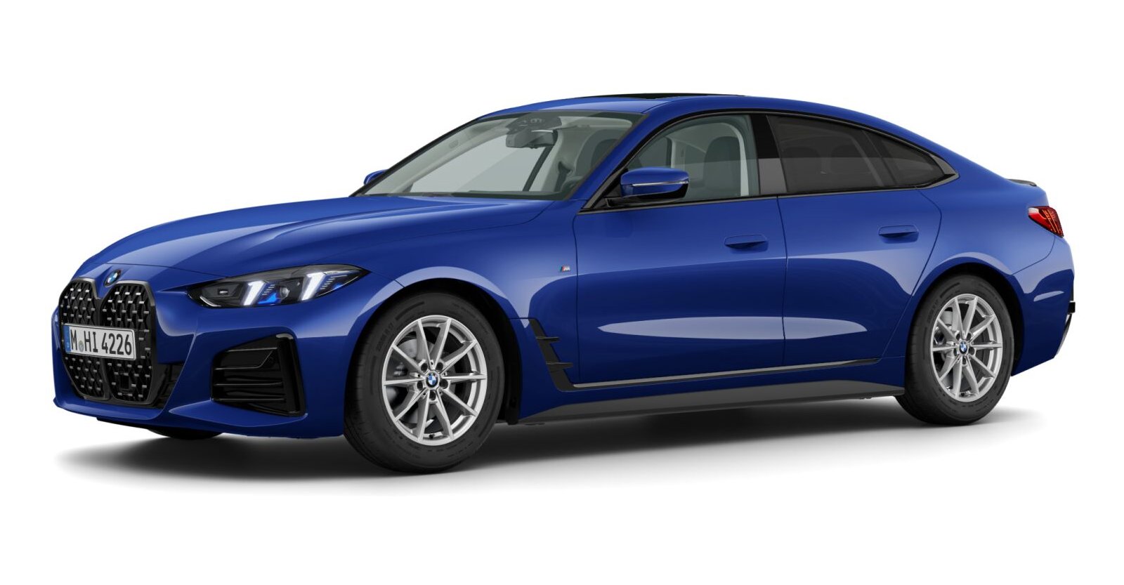BMW BMW 4er in Blau von vorne BMW BMW 4er in Blau von vorne