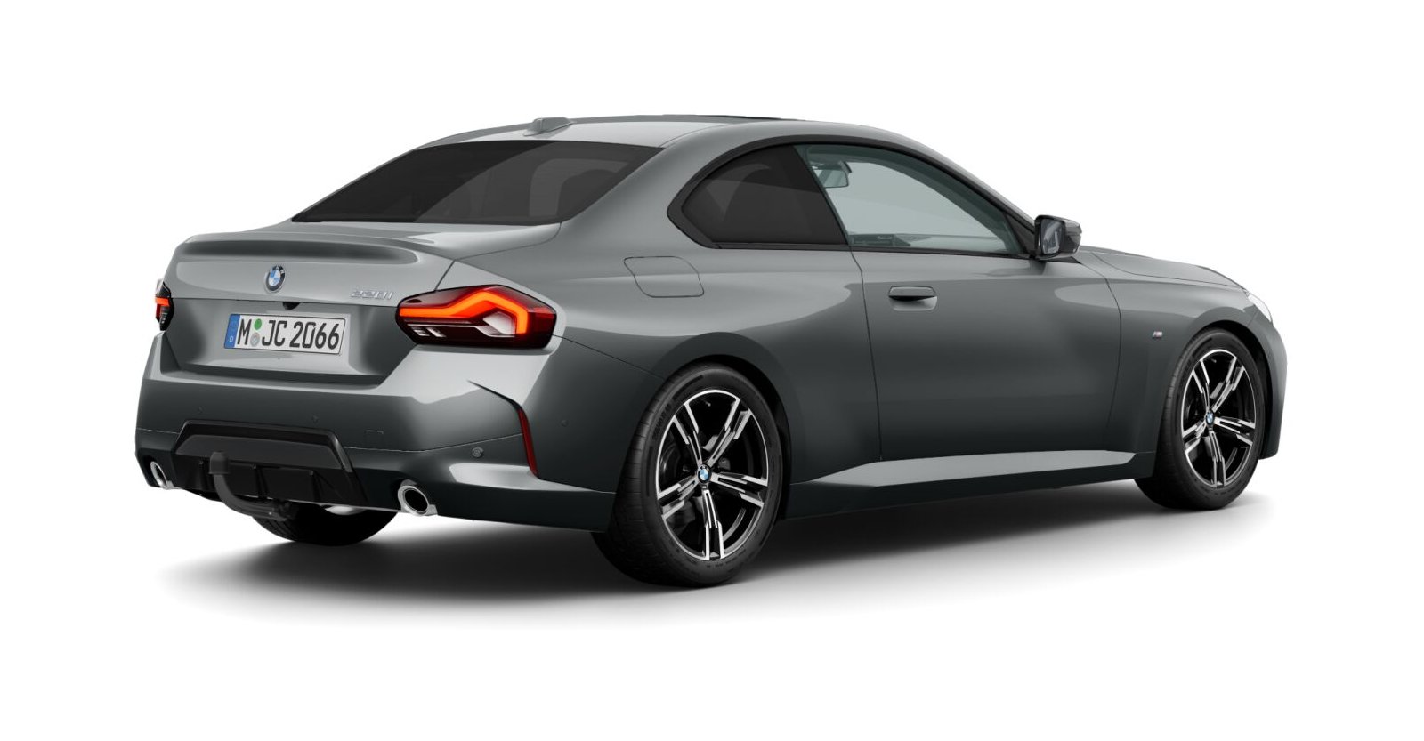BMW BMW 2er in Grau von hinten BMW BMW 2er in Grau von hinten