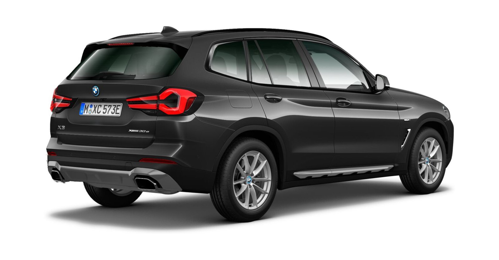 BMW BMW X in Grau von hinten BMW BMW X in Grau von hinten
