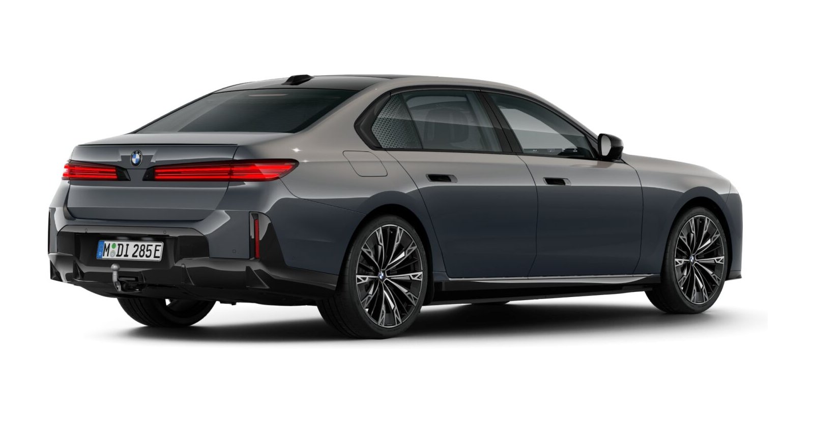BMW BMW I in Grau von hinten BMW BMW I in Grau von hinten