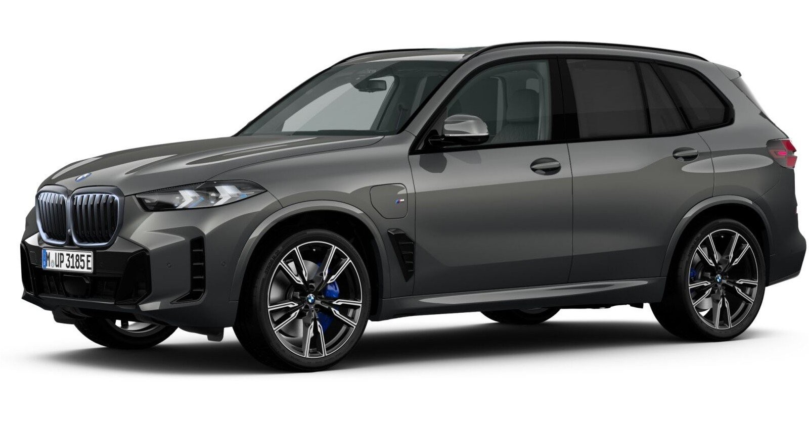 BMW X5 xDrive50e in Grau von vorne BMW X5 xDrive50e in Grau von vorne