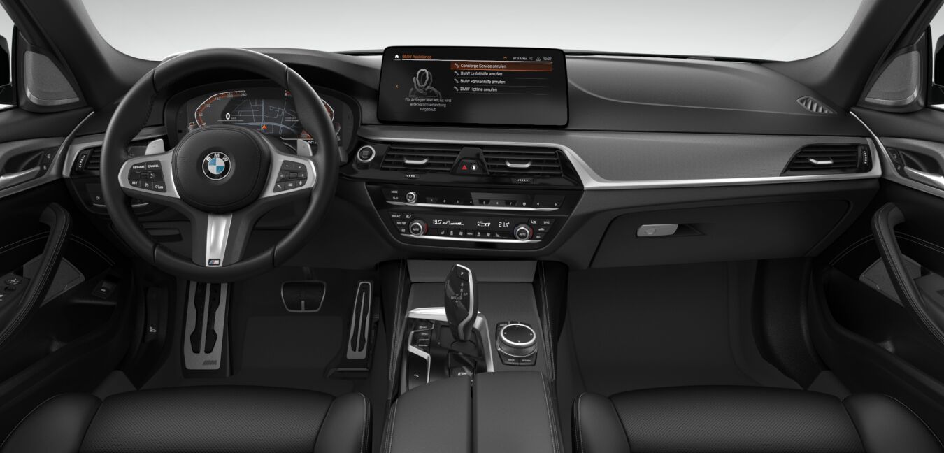 BMW BMW 5er im Innenraum von vorne BMW BMW 5er im Innenraum von vorne