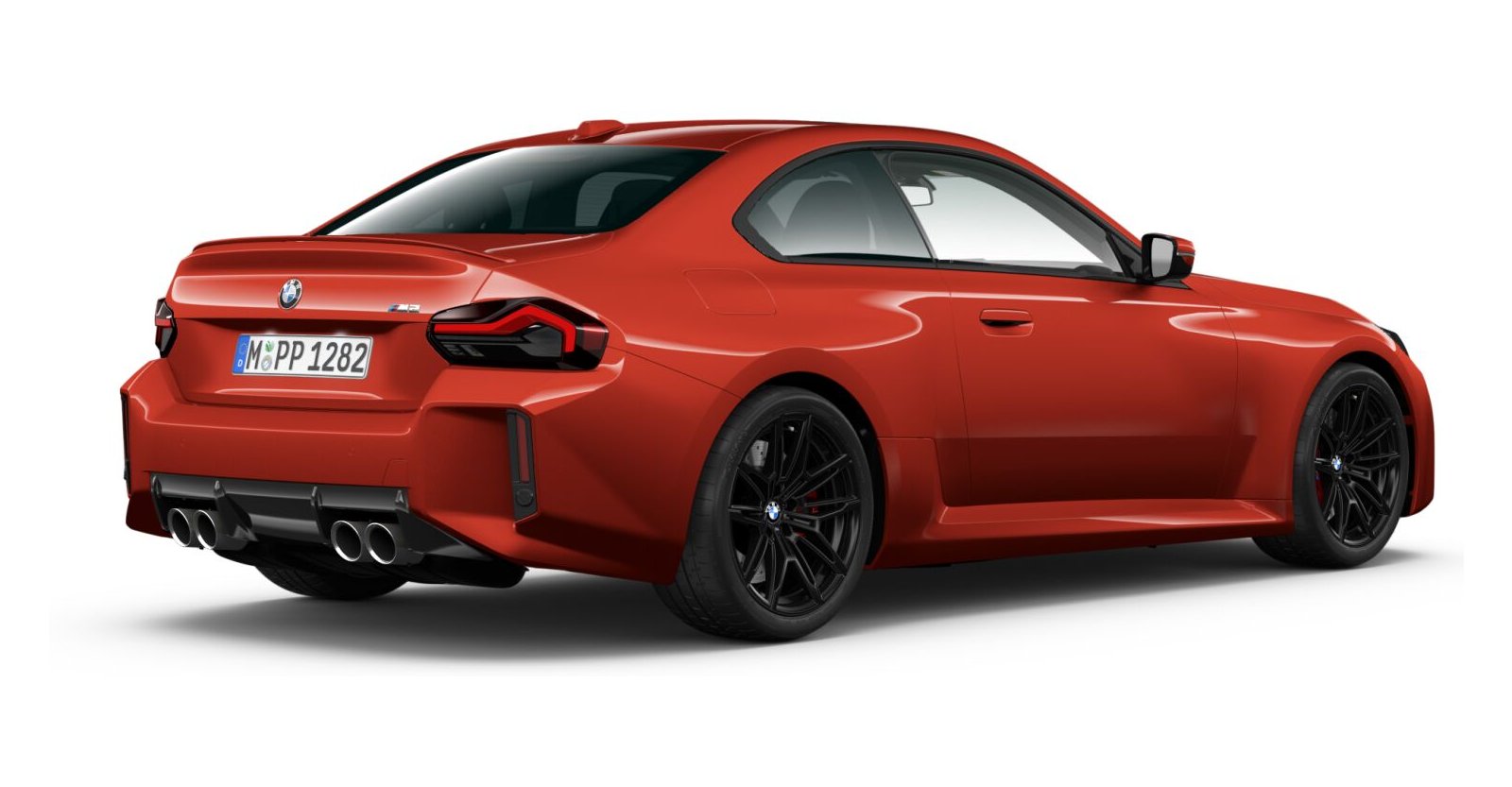 BMW BMW M in Rot von hinten BMW BMW M in Rot von hinten