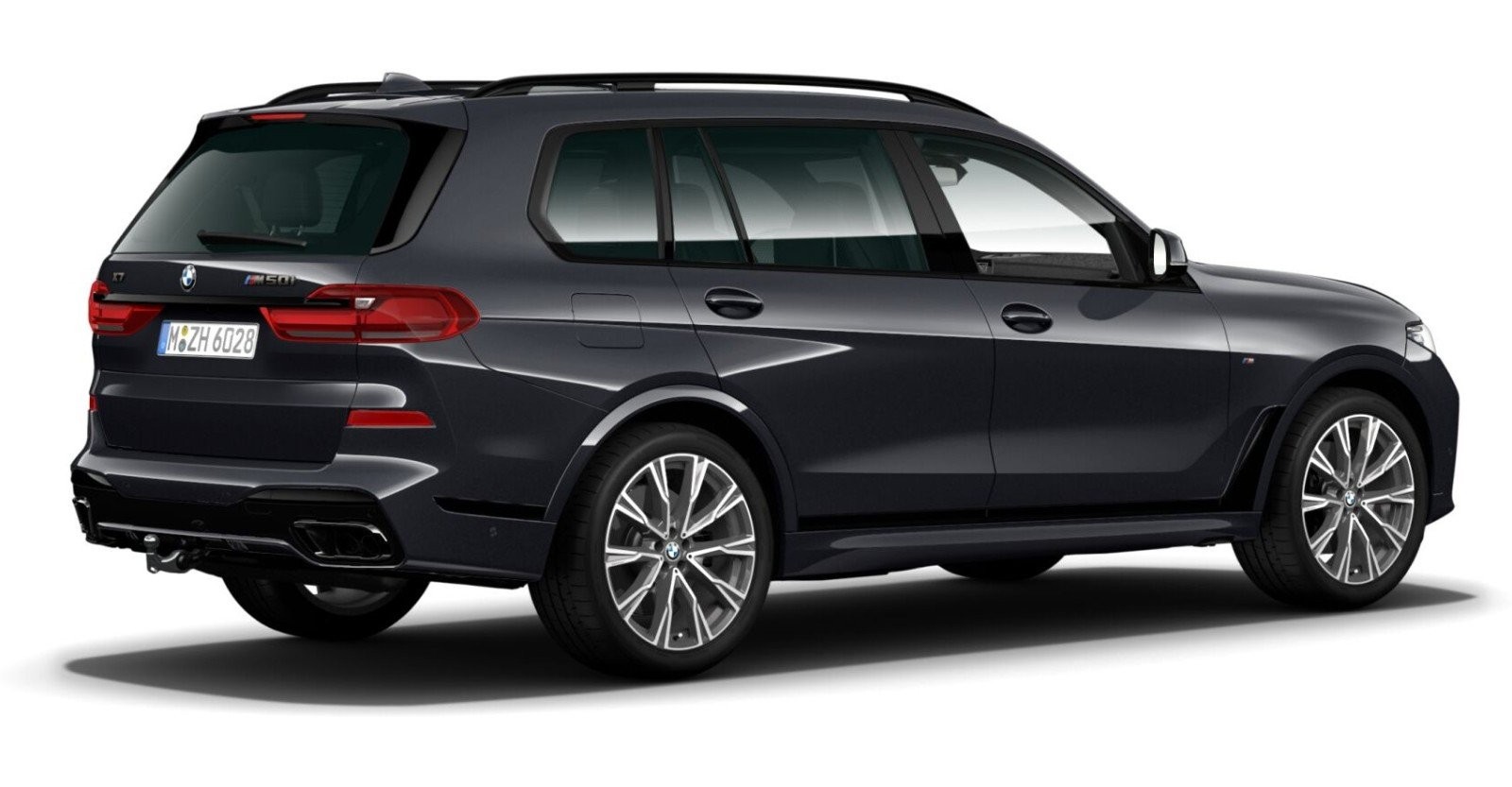 BMW BMW X in Grau von hinten BMW BMW X in Grau von hinten