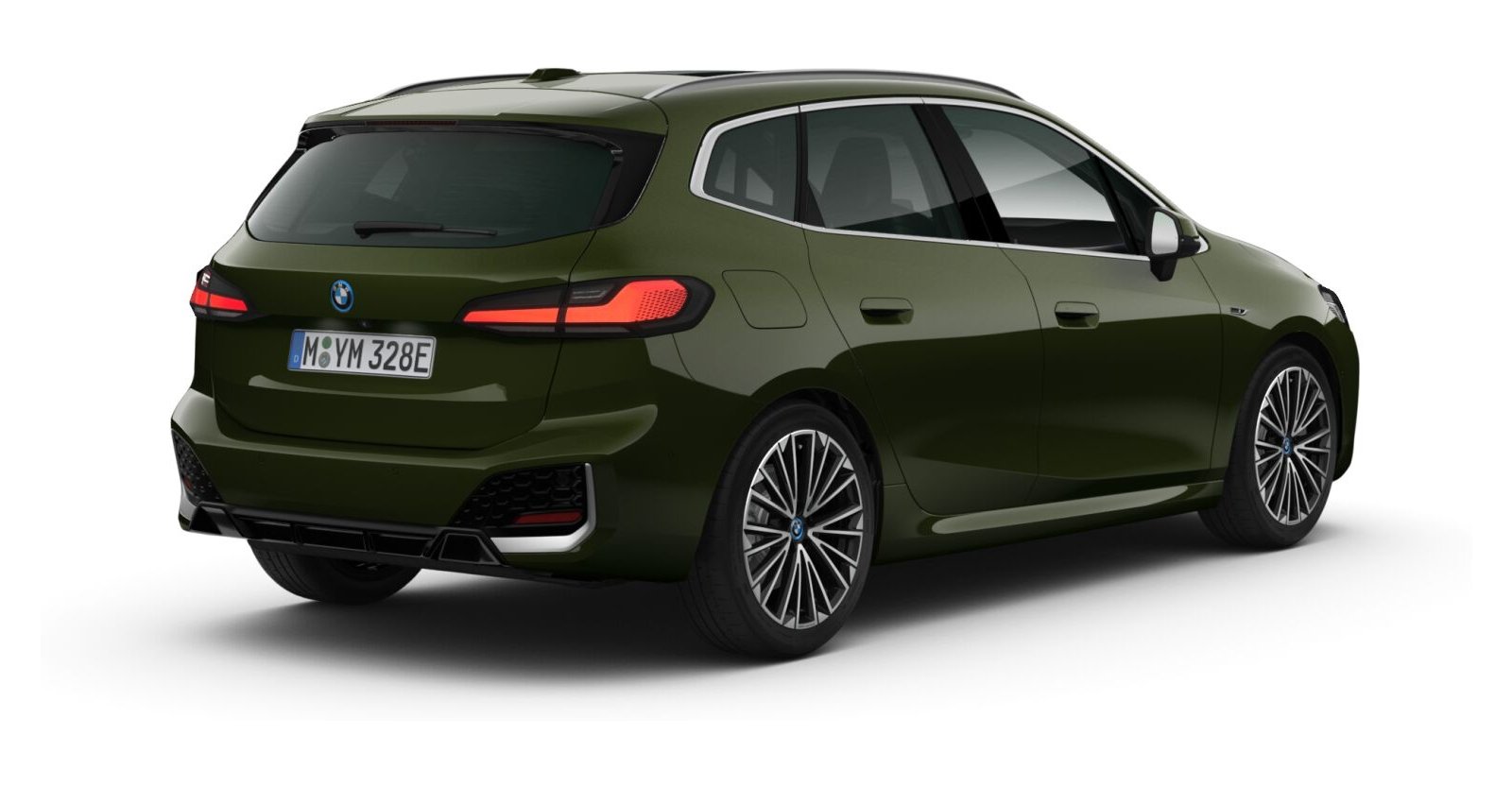 BMW BMW 2er in Grün von hinten BMW BMW 2er in Grün von hinten