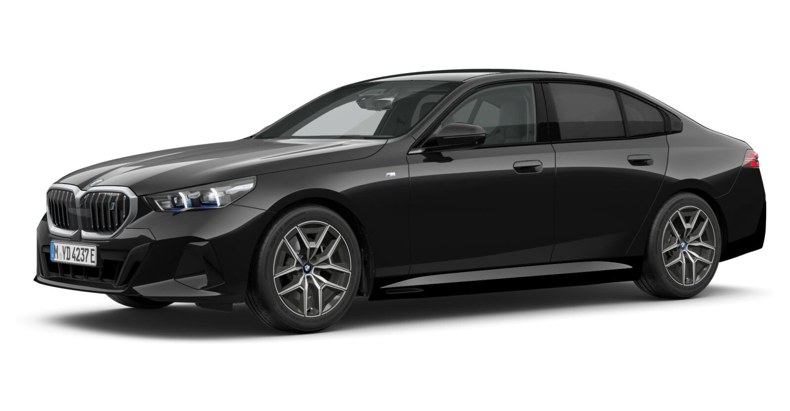 BMW BMW I in Schwarz von vorne BMW BMW I in Schwarz von vorne
