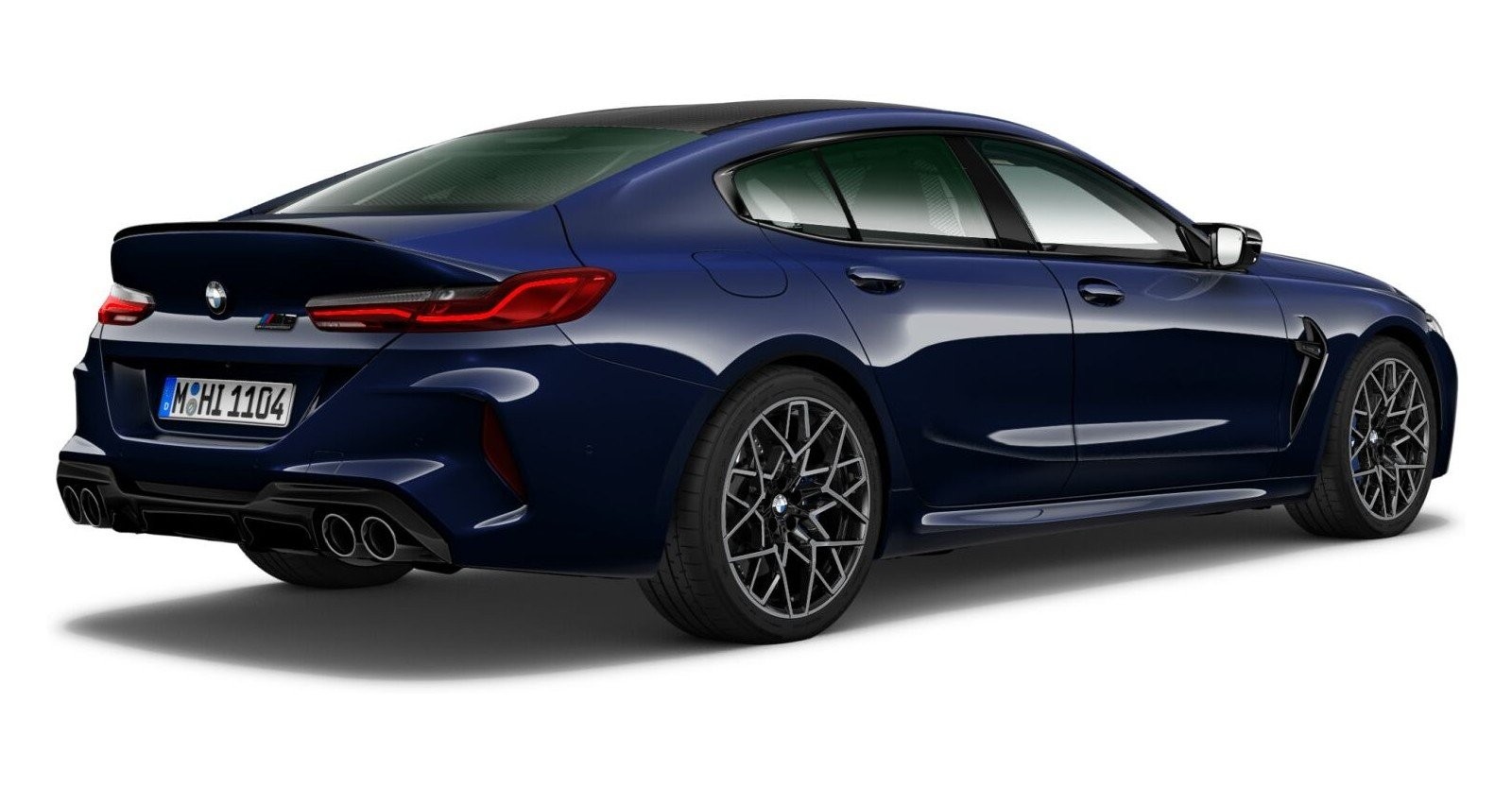 BMW BMW M in Blau von hinten BMW BMW M in Blau von hinten