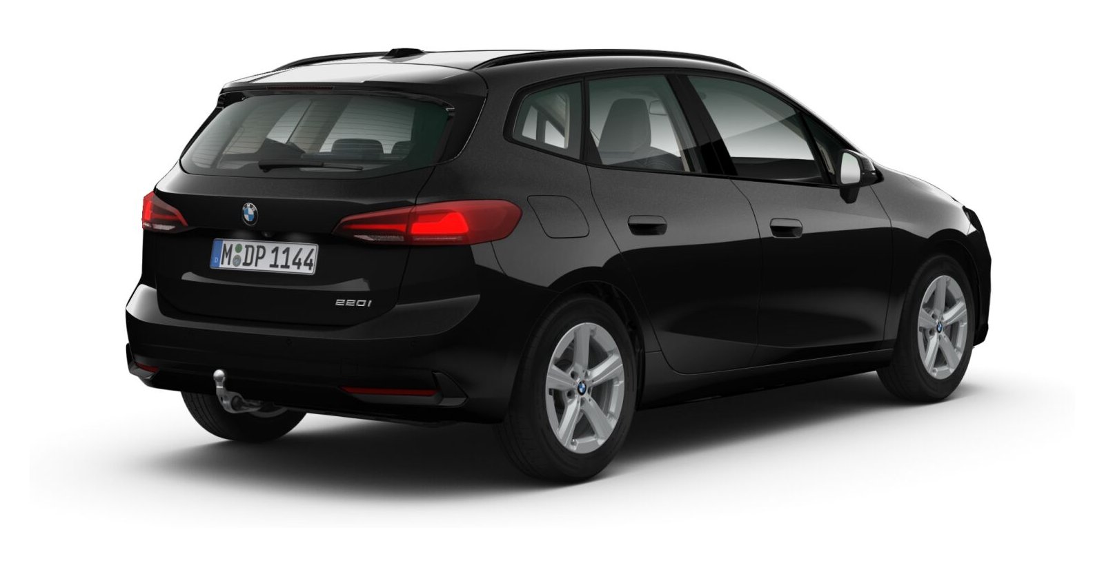 BMW BMW 2er in Schwarz von hinten BMW BMW 2er in Schwarz von hinten