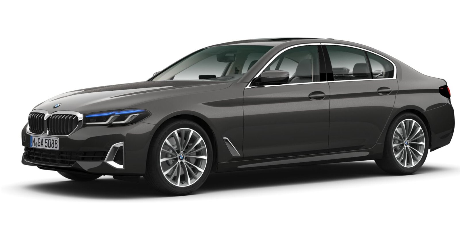 BMW BMW 5er in Grau von vorne BMW BMW 5er in Grau von vorne