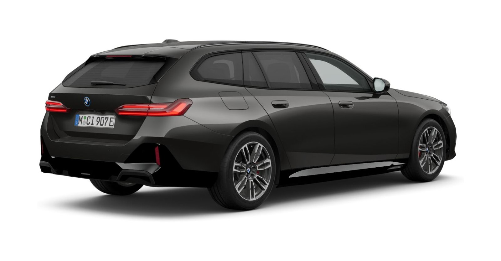 BMW BMW 5er in Grau von hinten BMW BMW 5er in Grau von hinten