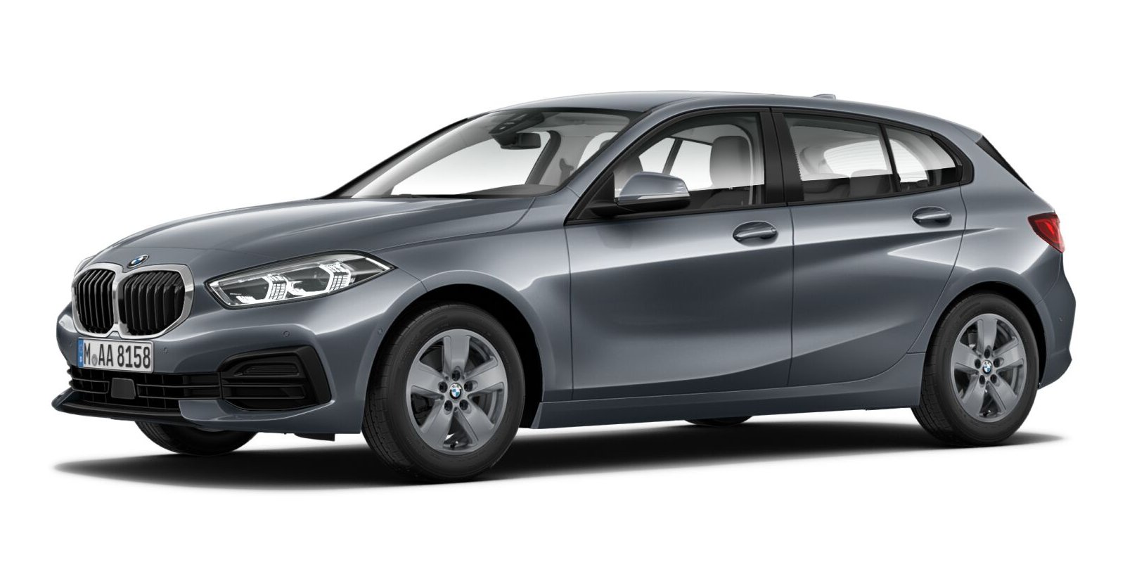BMW BMW 1er in Grau von vorne BMW BMW 1er in Grau von vorne