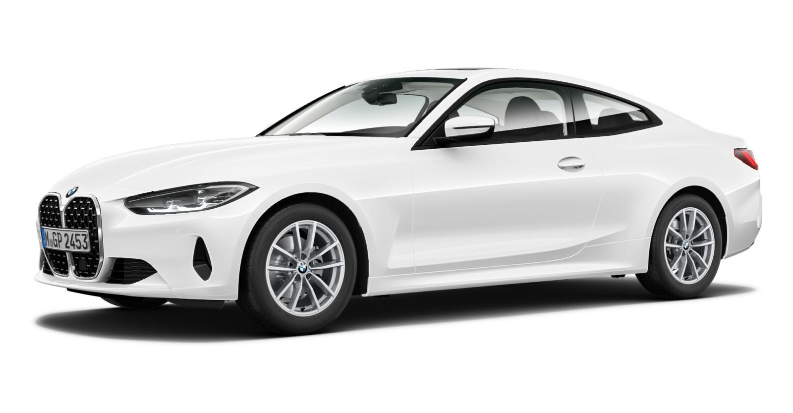 BMW BMW 4er in Weiß von vorne BMW BMW 4er in Weiß von vorne