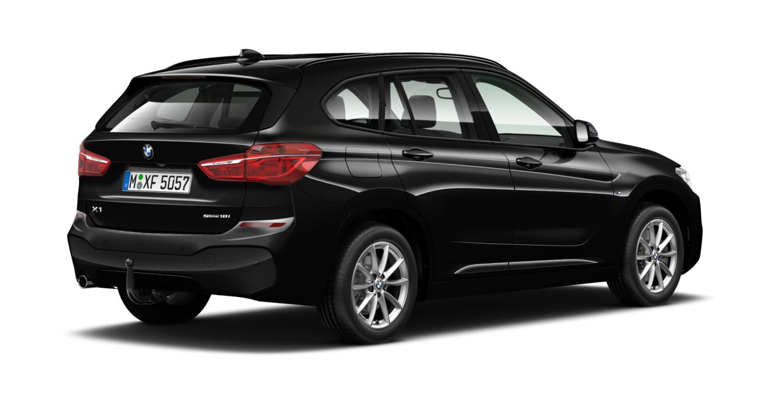 BMW BMW X in Schwarz von hinten BMW BMW X in Schwarz von hinten