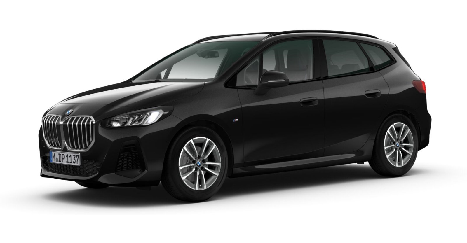 BMW BMW 2er in Schwarz von vorne BMW BMW 2er in Schwarz von vorne
