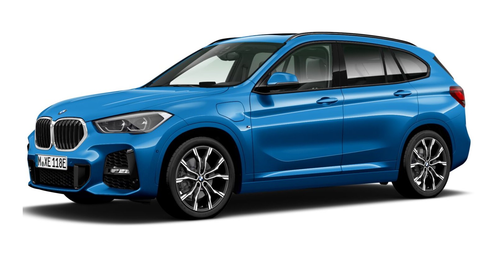 BMW BMW X in Blau von vorne BMW BMW X in Blau von vorne