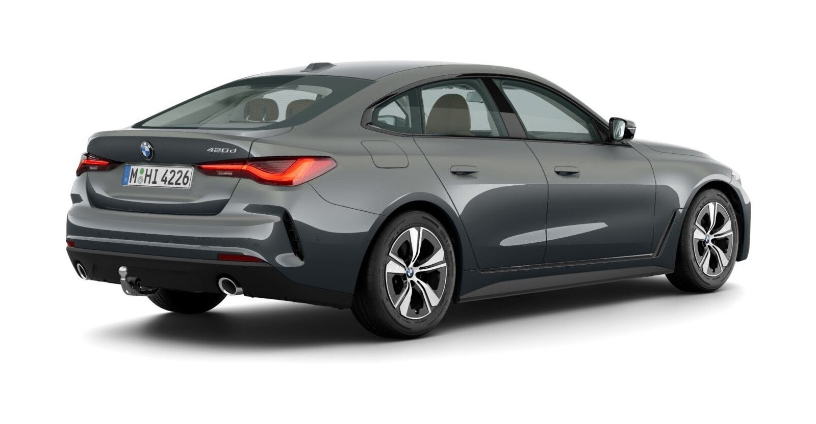 BMW BMW 4er in Grau von hinten BMW BMW 4er in Grau von hinten