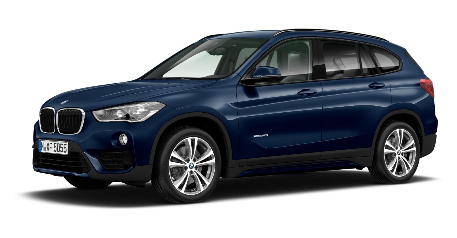 BMW BMW X in Blau von vorne BMW BMW X in Blau von vorne