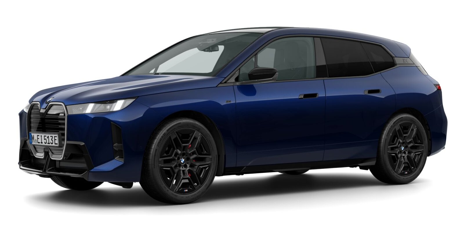 BMW BMW I in Blau von vorne