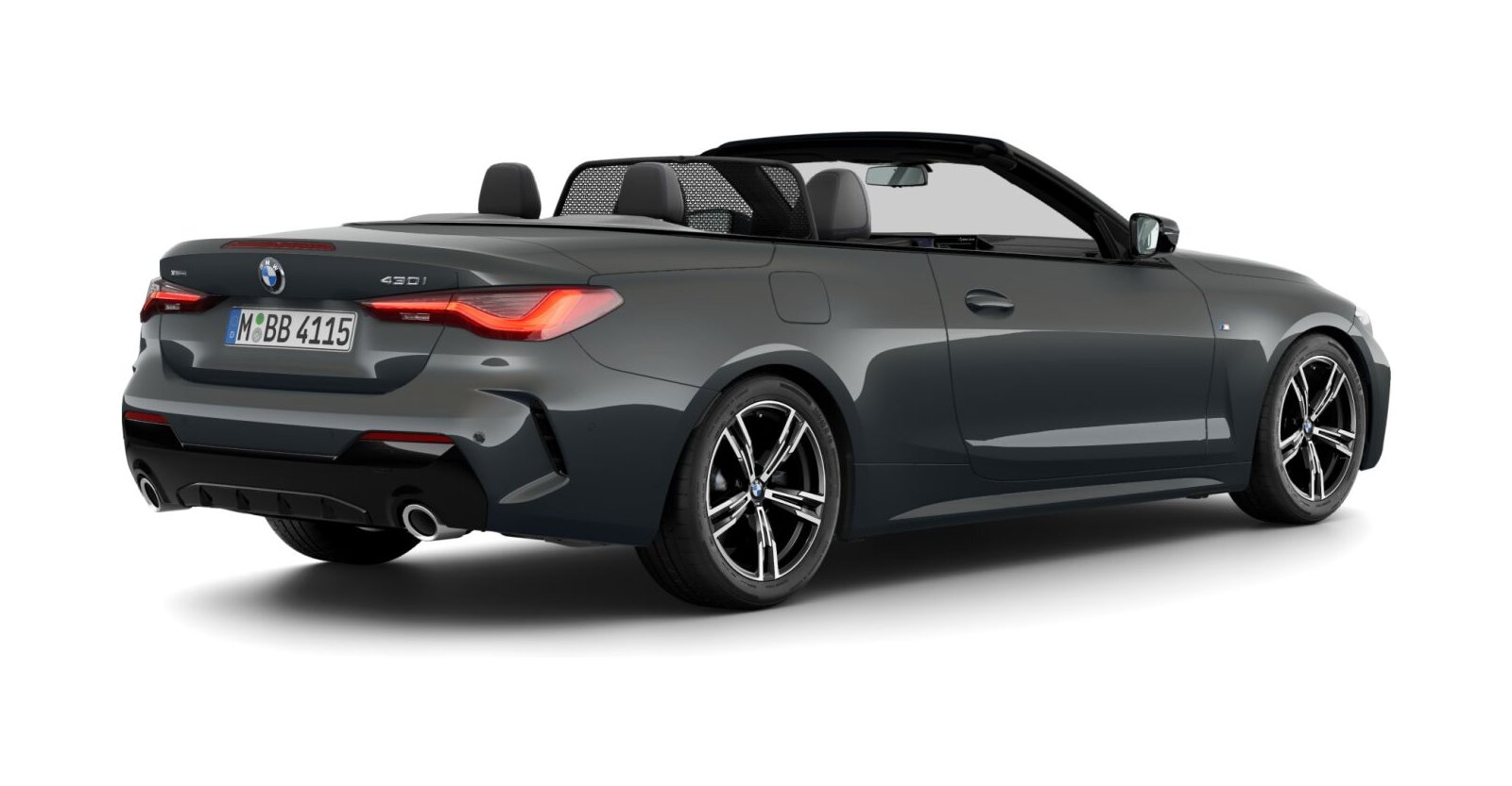BMW BMW 4er in Grau von hinten BMW BMW 4er in Grau von hinten