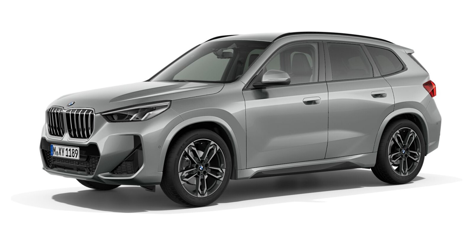 BMW X1 sDrive20i in Grau von vorne BMW X1 sDrive20i in Grau von vorne
