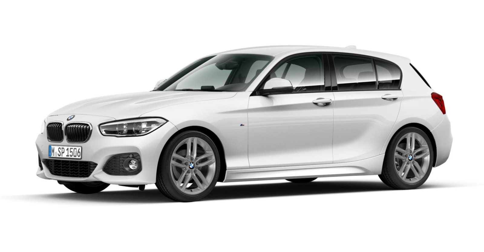 BMW BMW 1er in Weiß von vorne BMW BMW 1er in Weiß von vorne