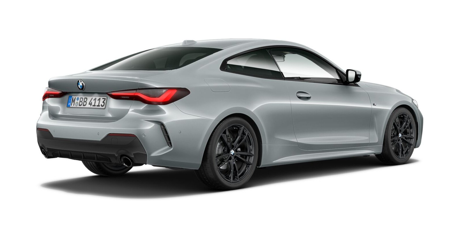BMW BMW 4er in Grau von hinten BMW BMW 4er in Grau von hinten