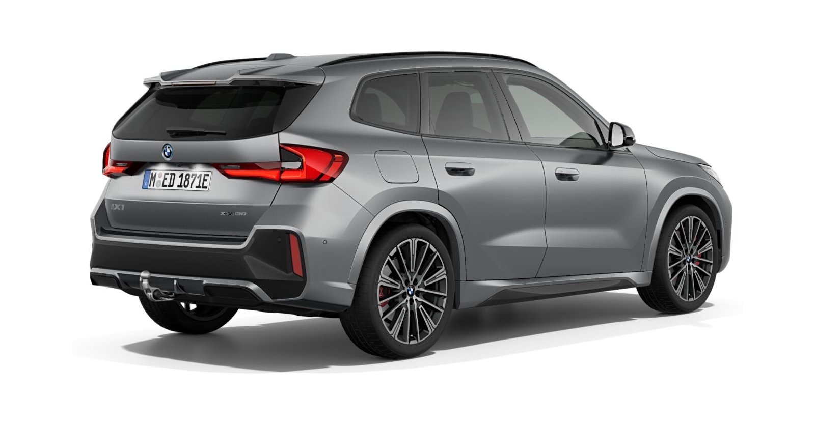BMW BMW I in Grau von hinten BMW BMW I in Grau von hinten