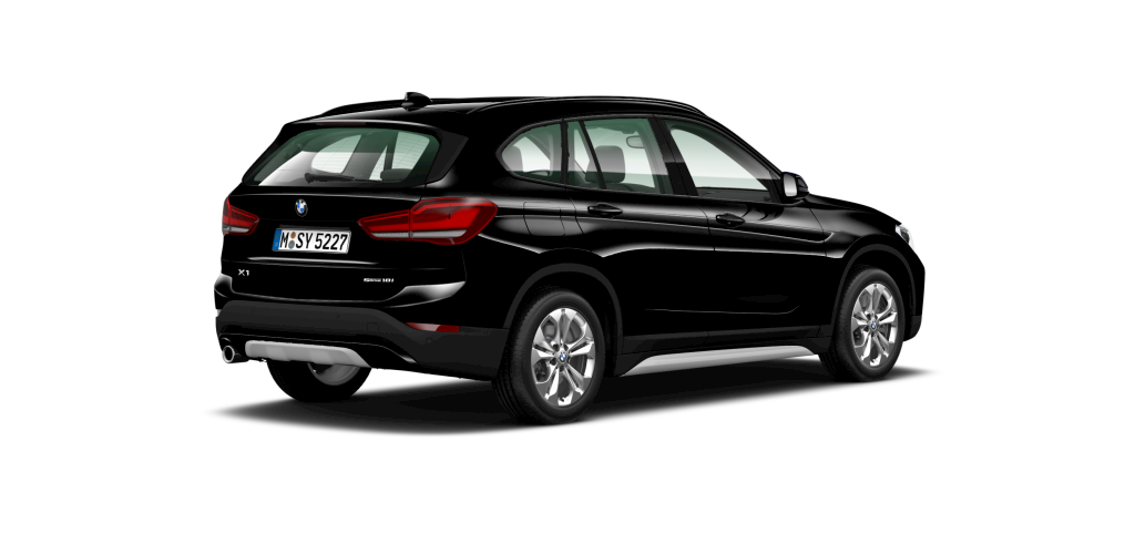 BMW BMW X in Schwarz von hinten BMW BMW X in Schwarz von hinten