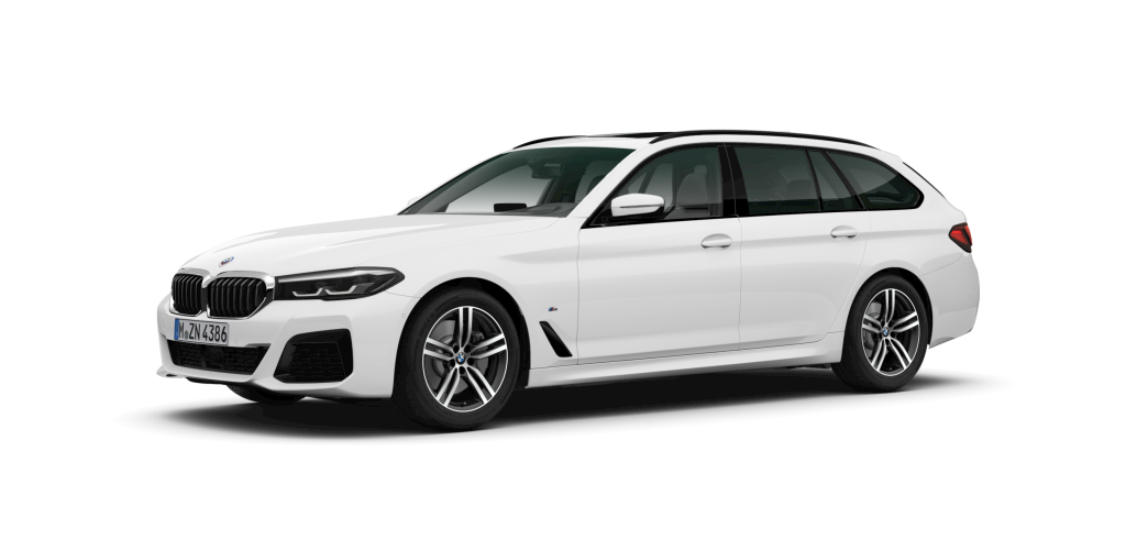 BMW BMW 5er in Weiß von vorne BMW BMW 5er in Weiß von vorne
