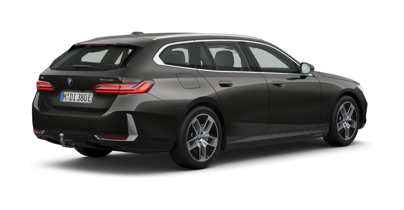 BMW BMW I in Grau von hinten