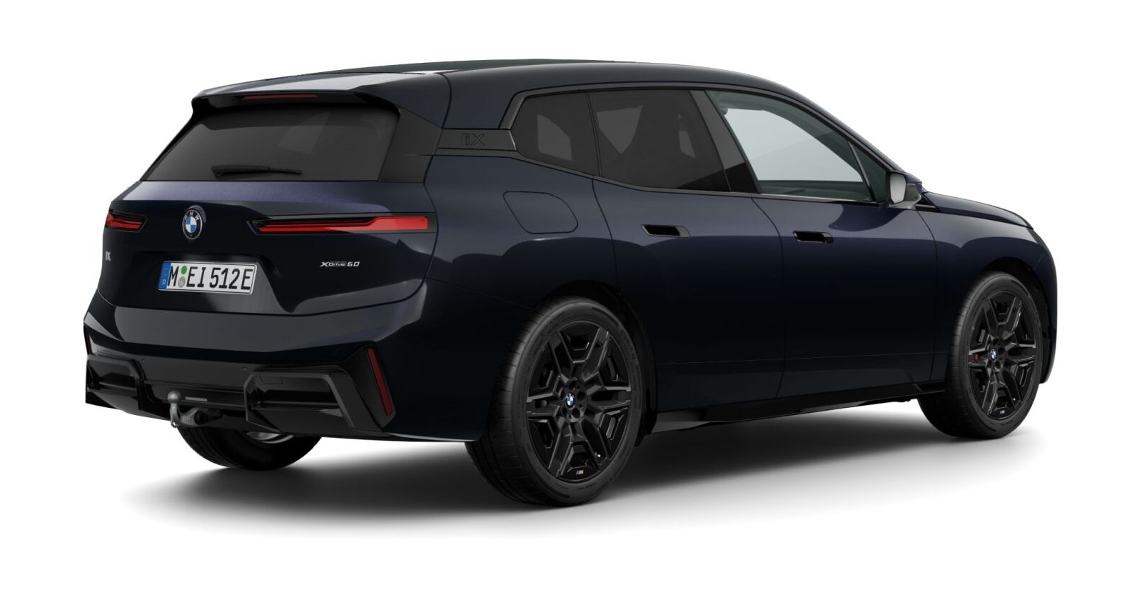 BMW BMW I in Schwarz von hinten BMW BMW I in Schwarz von hinten