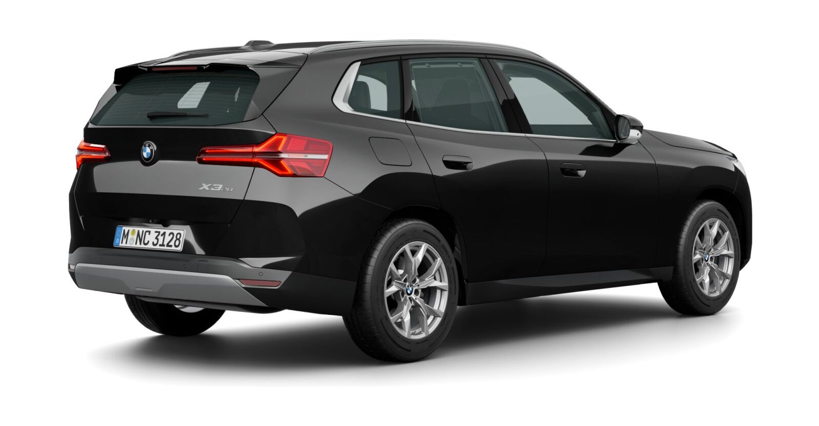 BMW BMW X in Schwarz von hinten BMW BMW X in Schwarz von hinten