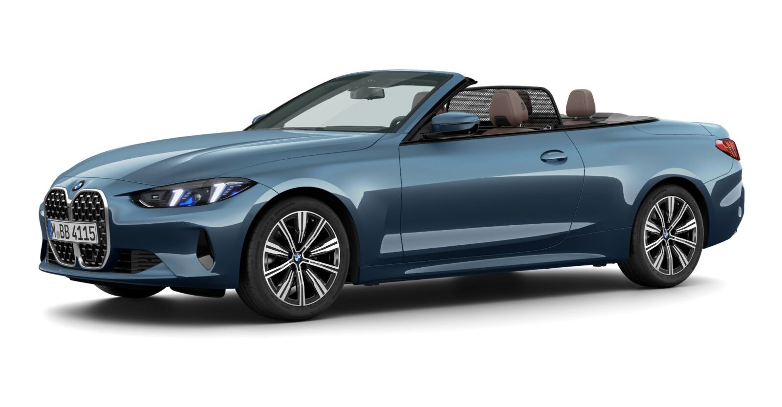 BMW BMW 4er in Blau von vorne BMW BMW 4er in Blau von vorne