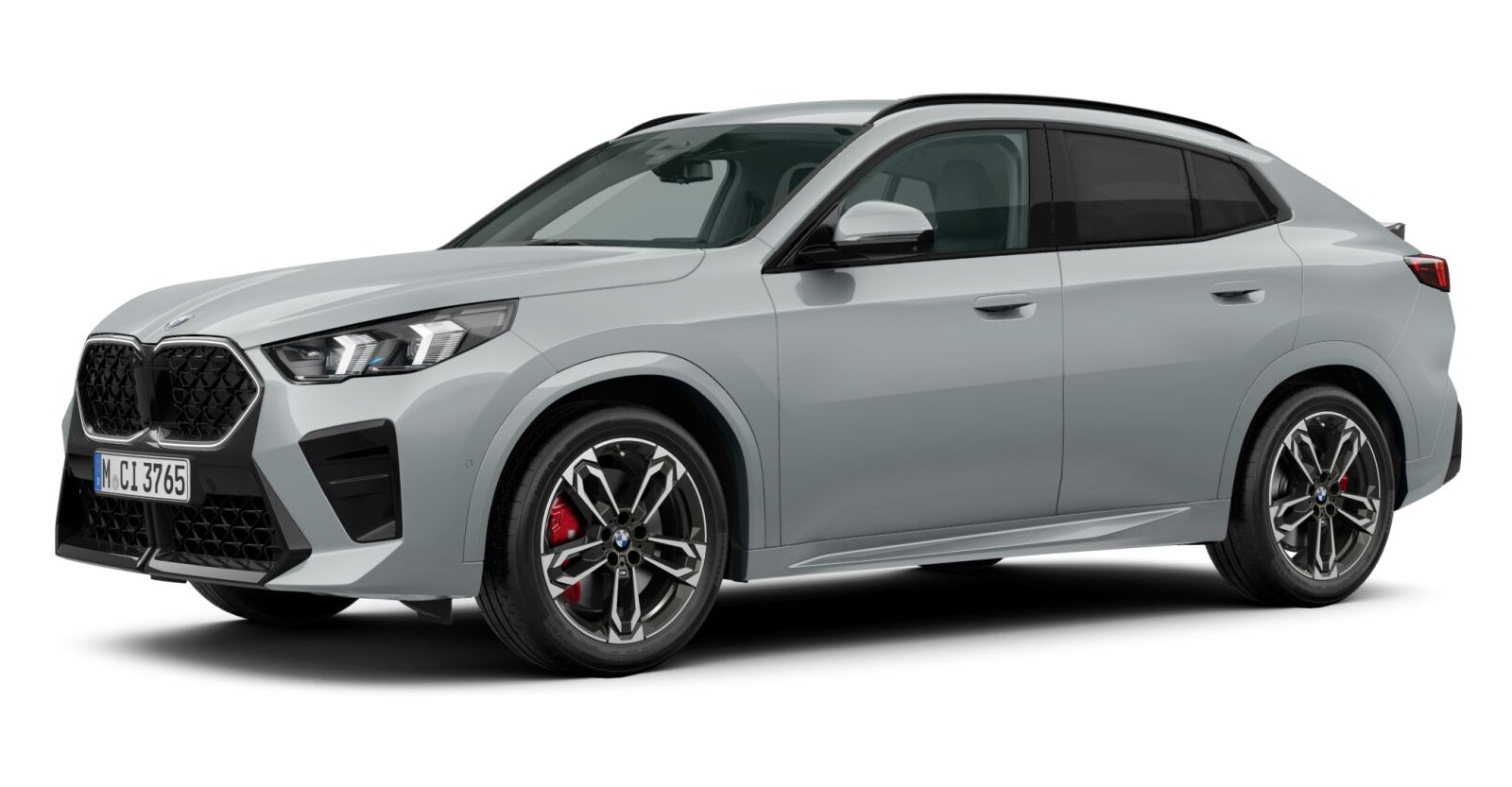 BMW X2 sDrive20i in Grau von vorne BMW X2 sDrive20i in Grau von vorne