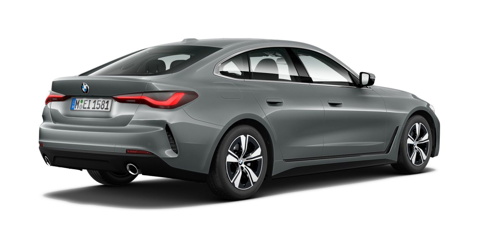BMW BMW 4er in Grau von hinten BMW BMW 4er in Grau von hinten