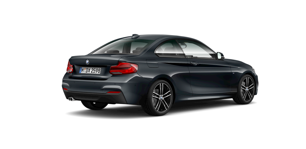 BMW BMW 2er in Grau von hinten BMW BMW 2er in Grau von hinten