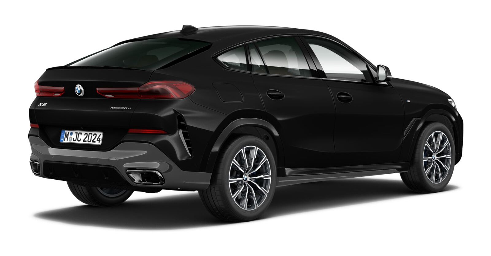 BMW BMW X in Schwarz von hinten BMW BMW X in Schwarz von hinten