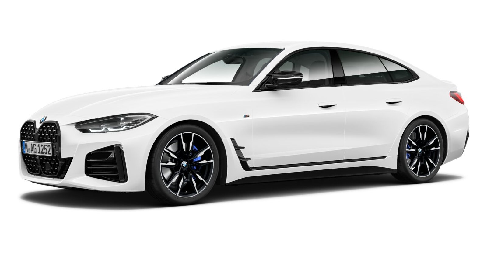 BMW BMW 4er in Weiß von vorne BMW BMW 4er in Weiß von vorne