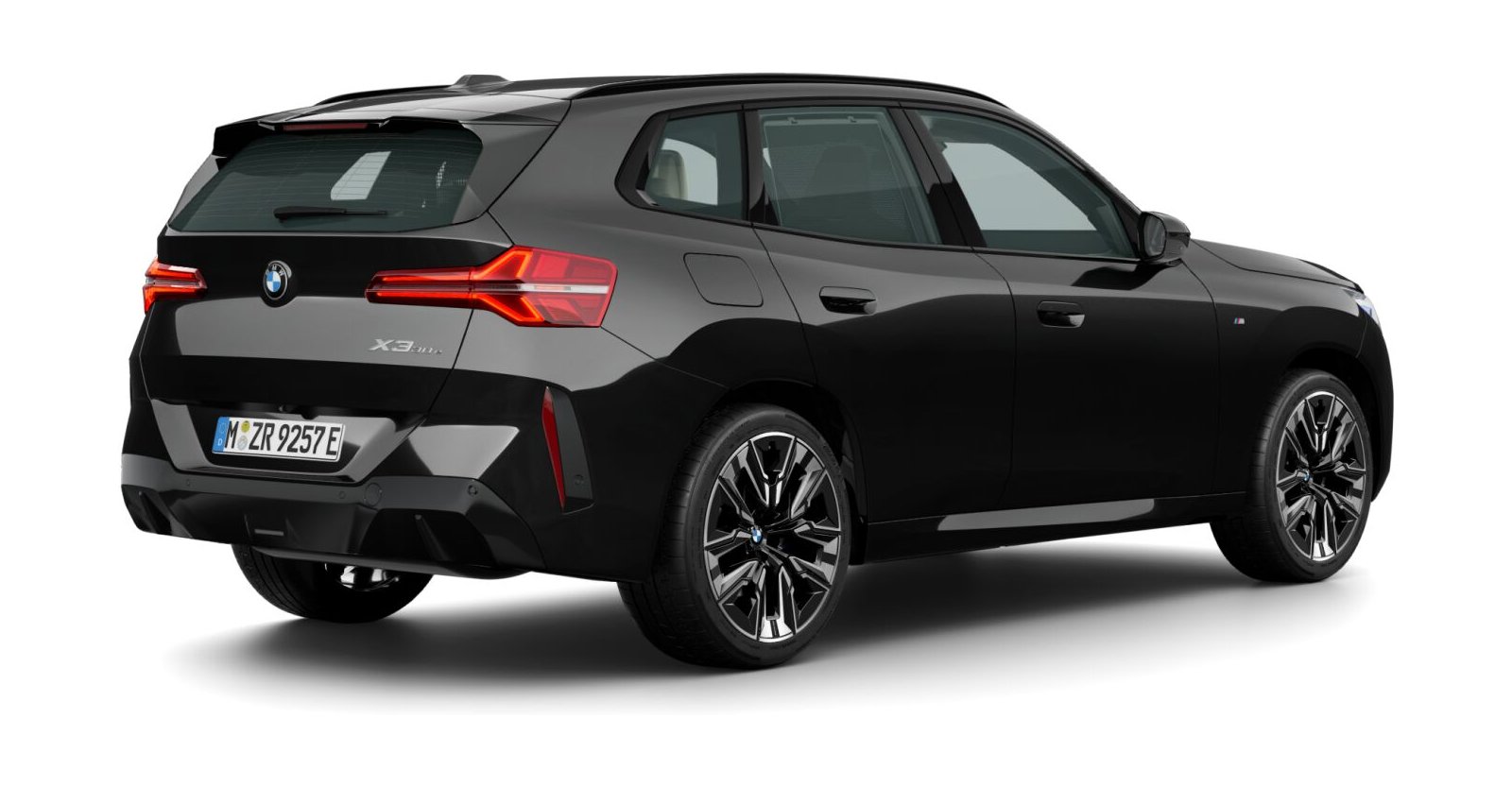 BMW BMW X in Schwarz von hinten BMW BMW X in Schwarz von hinten