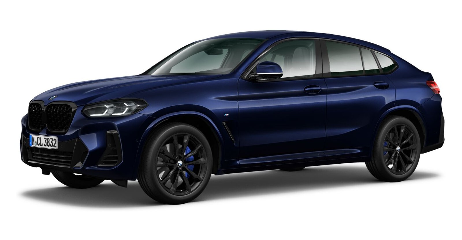 BMW BMW X in Blau von vorne BMW BMW X in Blau von vorne