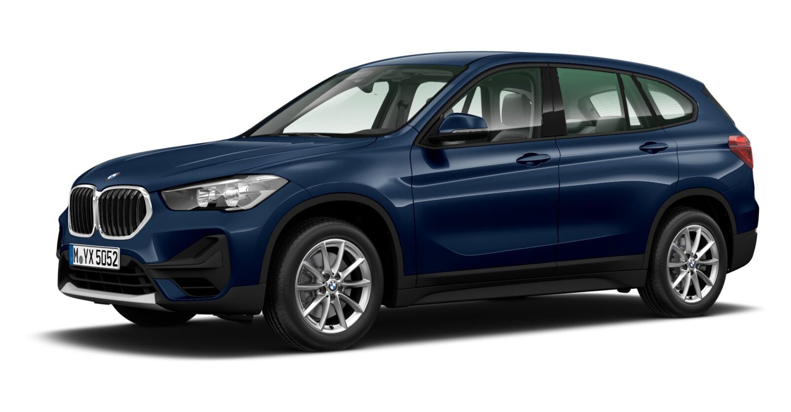 BMW BMW X in Blau von vorne BMW BMW X in Blau von vorne
