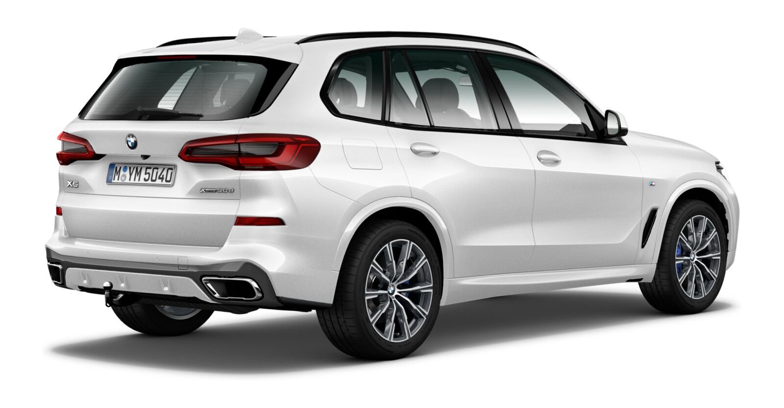 BMW BMW X in Weiß von hinten BMW BMW X in Weiß von hinten