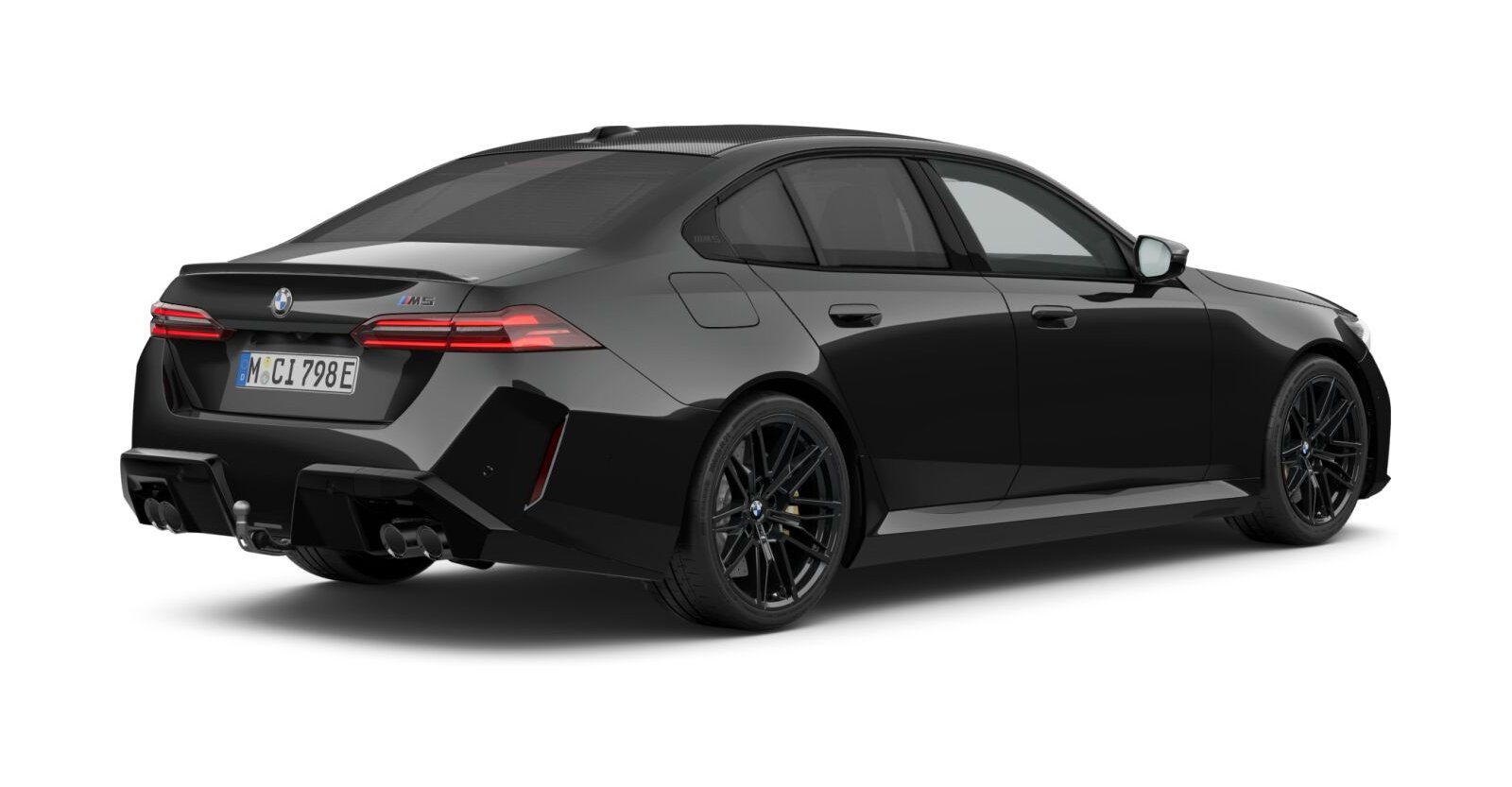 BMW BMW M in Schwarz von hinten BMW BMW M in Schwarz von hinten
