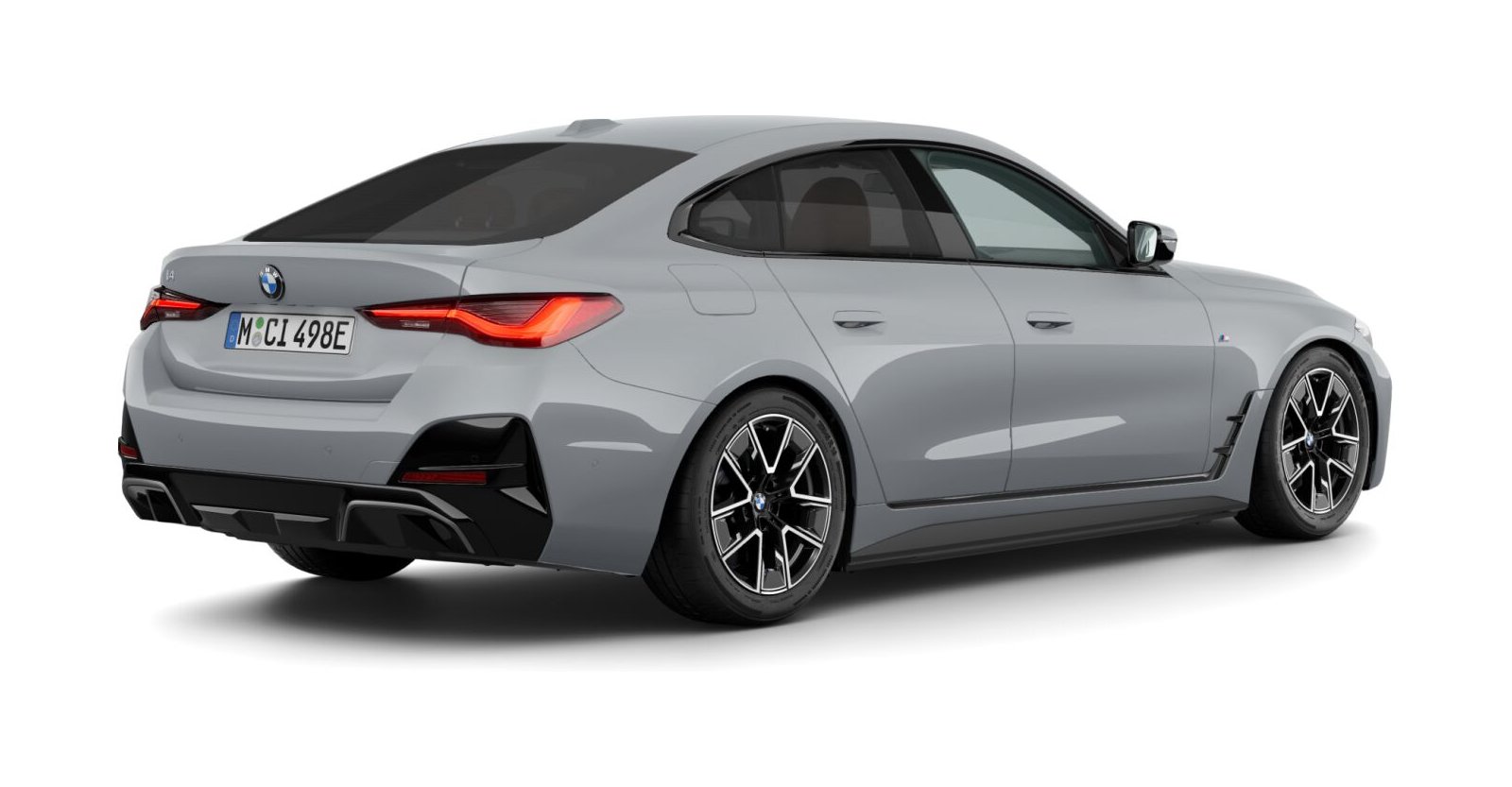 BMW BMW I in Grau von hinten BMW BMW I in Grau von hinten