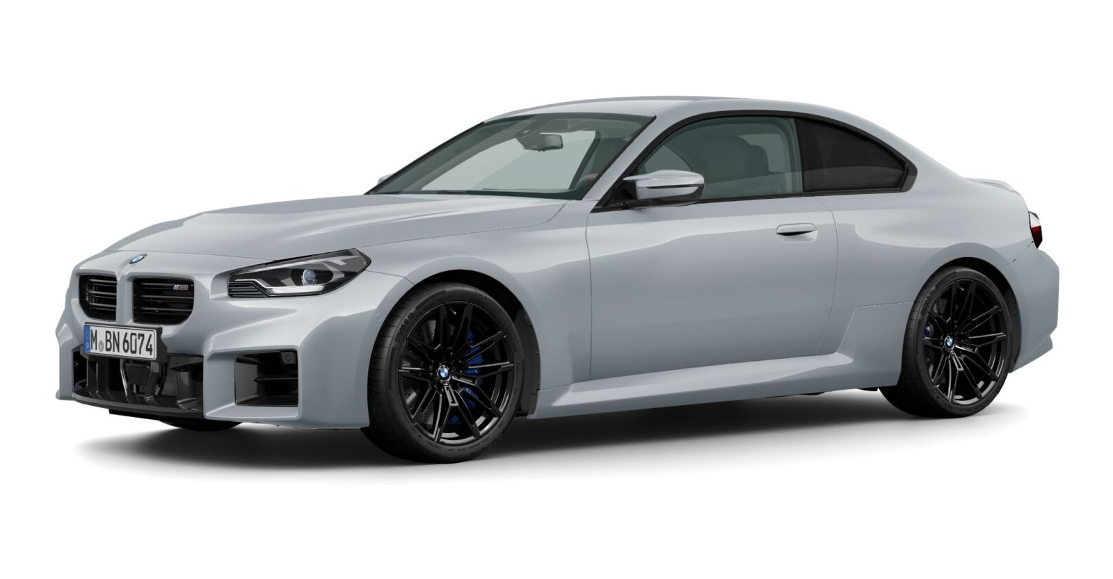 BMW M2 Coupé in Grau von vorne BMW M2 Coupé in Grau von vorne